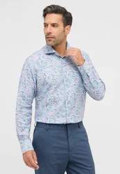 Eterna Langarmhemd MODERN FIT EASY IRON Mischfarben/Blau/Hellblau