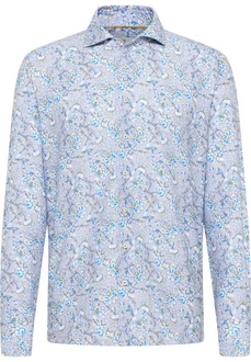 Eterna Langarmhemd MODERN FIT EASY IRON Mischfarben/Blau/Hellblau