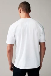 Next T-Shirt Everyday T-Shirt mit Rundhalsausschnitt Weiß/Creme