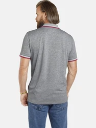 Jan Vanderstorm Poloshirt Doppelpack JOHAN Dunkelrot/Creme/Weiß/Rot/Grau/Dunkelblau/Hellgrau