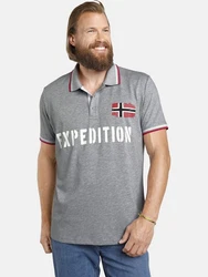 Jan Vanderstorm Poloshirt Doppelpack JOHAN Dunkelrot/Creme/Weiß/Rot/Grau/Dunkelblau/Hellgrau