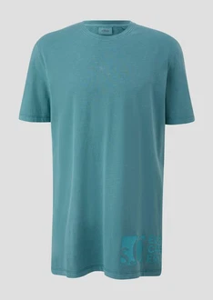 s.Oliver Kurzarmshirt T-Shirt mit Logo-Patch