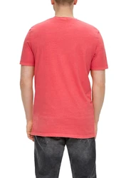 s.Oliver Kurzarmshirt T-Shirt mit Logo-Patch 
