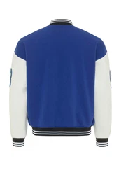 RedBridge Collegejacke Herren Sweatjacke Saxeblau/Ecru