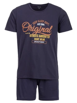 Henry Terre Schlafanzug Pyjama Set Shorty Henry Terre Schlafanzug Pyjama Set Shorty