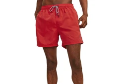 JACK & JONES Badeshorts Fiji Rot/Dunkelrot