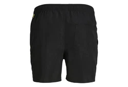JACK & JONES Badeshorts Fiji Schwarz/Dunkelgrün/Gelb