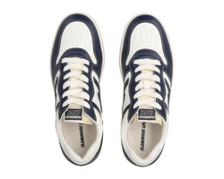 Flamingos Life Retro 86s Sneaker Blau/Weiß/Creme/Beige/Hellblau/Dunkelblau
