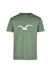 Cleptomanicx T-Shirt Mowe Dunkelgrün/Grün