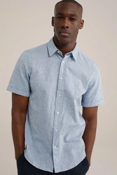 WE Fashion Businesshemd Hellblau/Blau
