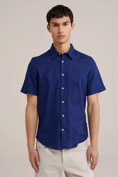 WE Fashion Businesshemd Dunkelblau/Blau