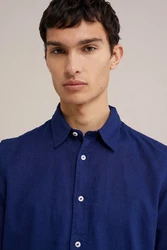 WE Fashion Businesshemd Dunkelblau/Blau