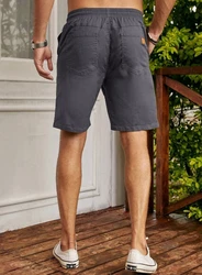 JMIERR Shorts Kurze Hosen Herren Chino Dunkelgrau/Grau/Hellgrau