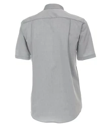 CASAMODA Kurzarmhemd Kent Comfort Fit NOS Grau/Dunkelgrau/Hellgrau