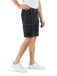DENIMFY Cargoshorts DFUlli Regular Fit Blau/Dunkelblau/Khaki