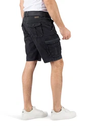 DENIMFY Cargoshorts DFUlli Regular Fit Blau/Dunkelblau/Khaki