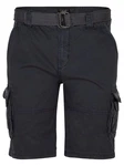 DENIMFY Cargoshorts DFUlli Regular Fit Blau/Dunkelblau/Khaki