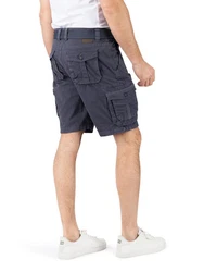 DENIMFY Cargoshorts DFUlli Regular Fit Blau/Dunkelblau