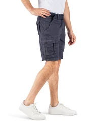 DENIMFY Cargoshorts DFUlli Regular Fit Blau/Dunkelblau