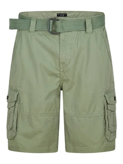 DENIMFY Cargoshorts DFUlli Regular Fit Khaki/Dunkelgrün