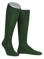 Moschen-Bayern Trachtensocken Trachtenstrumpf Trachtenkniestrumpf Lederhose Grün/Dunkelgrün