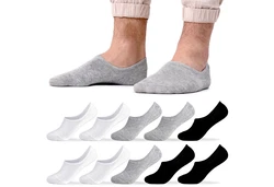 OCCULTO Flinge Herren Füßlinge Modell Strolch Grau/Hellgrau/Weiß