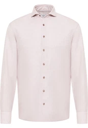 Eterna Langarmhemd SLIM FIT Rosa/Khaki/Beige/Weiß