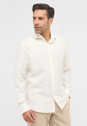 Eterna Langarmhemd MODERN FIT EASY IRON Weiß/Creme
