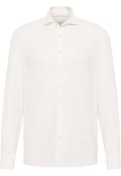 Eterna Langarmhemd MODERN FIT EASY IRON Weiß/Creme