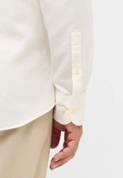 Eterna Langarmhemd MODERN FIT EASY IRON Weiß/Creme
