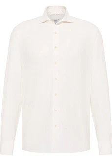 Eterna Langarmhemd MODERN FIT EASY IRON Weiß/Creme