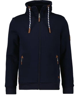 RAGMAN Sweatjacke Strickjacke Mock neck cardigan 