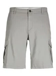 Jack & Jones Cargoshorts JPSTJOE JJCARGO Khaki/Grau/Hellgrau