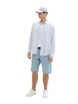 TOM TAILOR Langarmhemd mit Streifen Hellblau/Weiß/Grau/Blau