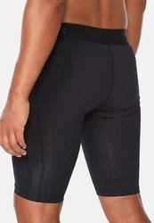 2xU Laufshorts Force Compression Braun/Rosa/Schwarz