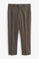 Next Anzughose Tailored Fit Signature TG Di Fabio (1-tlg) Khaki/Braun/Grau