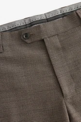 Next Anzughose Tailored Fit Signature TG Di Fabio (1-tlg) Khaki/Braun/Grau