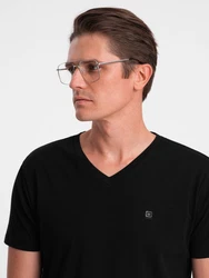 OMBRE V-NECK T-Shirt Herren Braun/Schwarz/Rot/Orange/Dunkelgrau