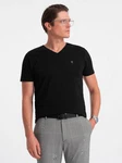 OMBRE V-NECK T-Shirt Herren Braun/Schwarz/Rot/Orange/Dunkelgrau