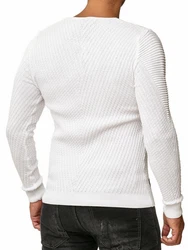 RedBridge Strickpullover Rundhals Weiß/Creme