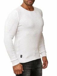 RedBridge Strickpullover Rundhals Weiß/Creme