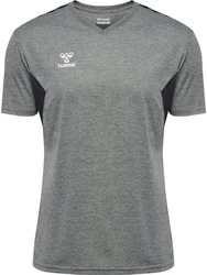 hummel T-Shirt hmlAUTHENTIC PL JERSEY S/S Grau meliert