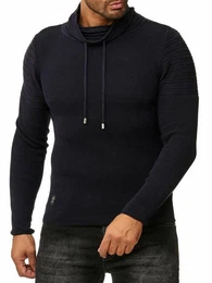 Strickpullover Herren Strickpullover Rollkragen