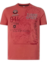 T-Shirt DOMINIK mit Saumschlitzen