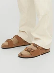 JACK & JONES Pantolette 'JFWLOUIS' Beige/Braun