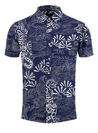 Kurzarmhemd MSH RESORT 1/2 patterned (1-tlg)