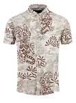 Key Largo Kurzarmhemd MSH RESORT  Beige/Braun/Khaki
