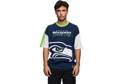 Re:Covered Print-Shirt NFL Teams 49ers Chiefs Seah Blau/Dunkelblau/Rosa/Türkis
