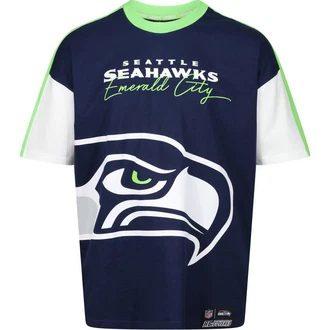 Re:Covered Print-Shirt NFL Teams 49ers Chiefs Seah Blau/Dunkelblau/Rosa/Türkis Re:Covered Print-Shirt NFL Teams 49ers Chiefs Seah Blau/Dunkelblau/Rosa/Türkis
