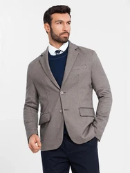 OMBRE Herren Sakko Beige/Braun/Khaki/Grau